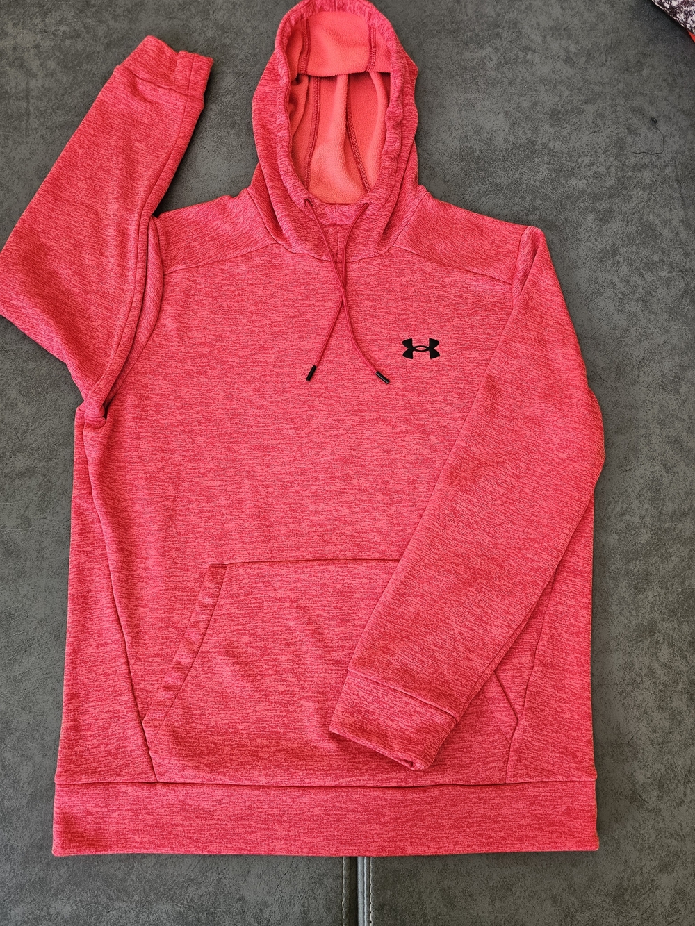 Under Armour Men’s Red Hooded Pullover Sweatshirt